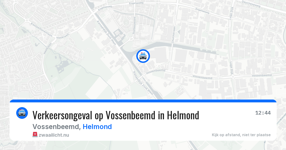 Verkeersongeval op Vossenbeemd in Helmond — 21 jul 2026