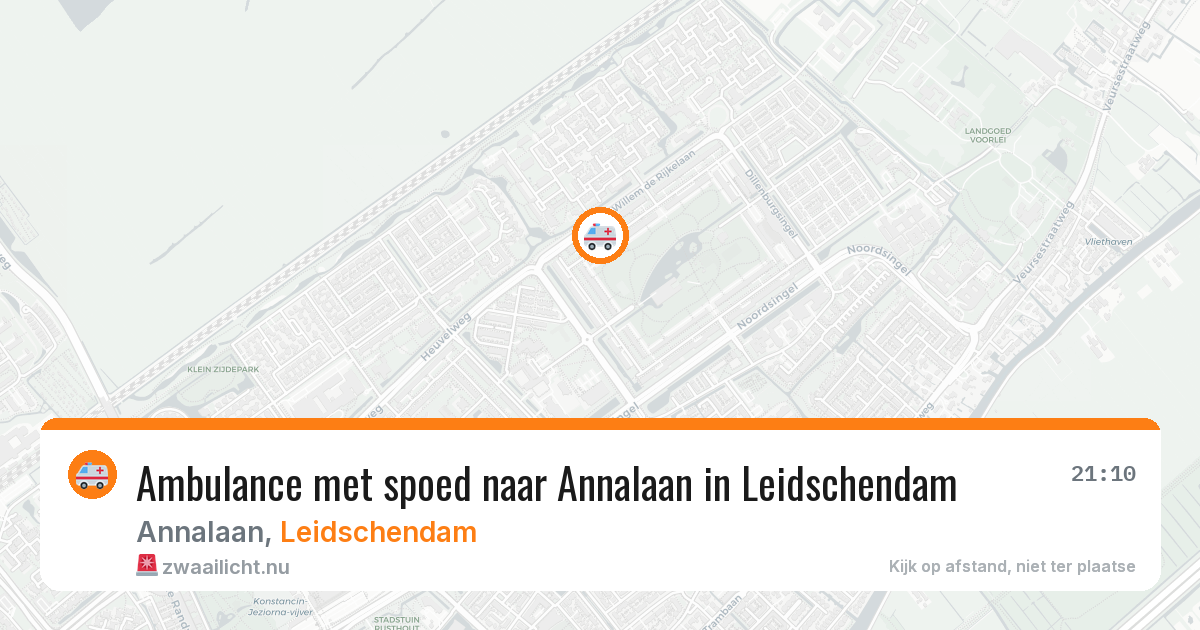 Ambulance met spoed naar Annalaan in Leidschendam — 4 jun 2026