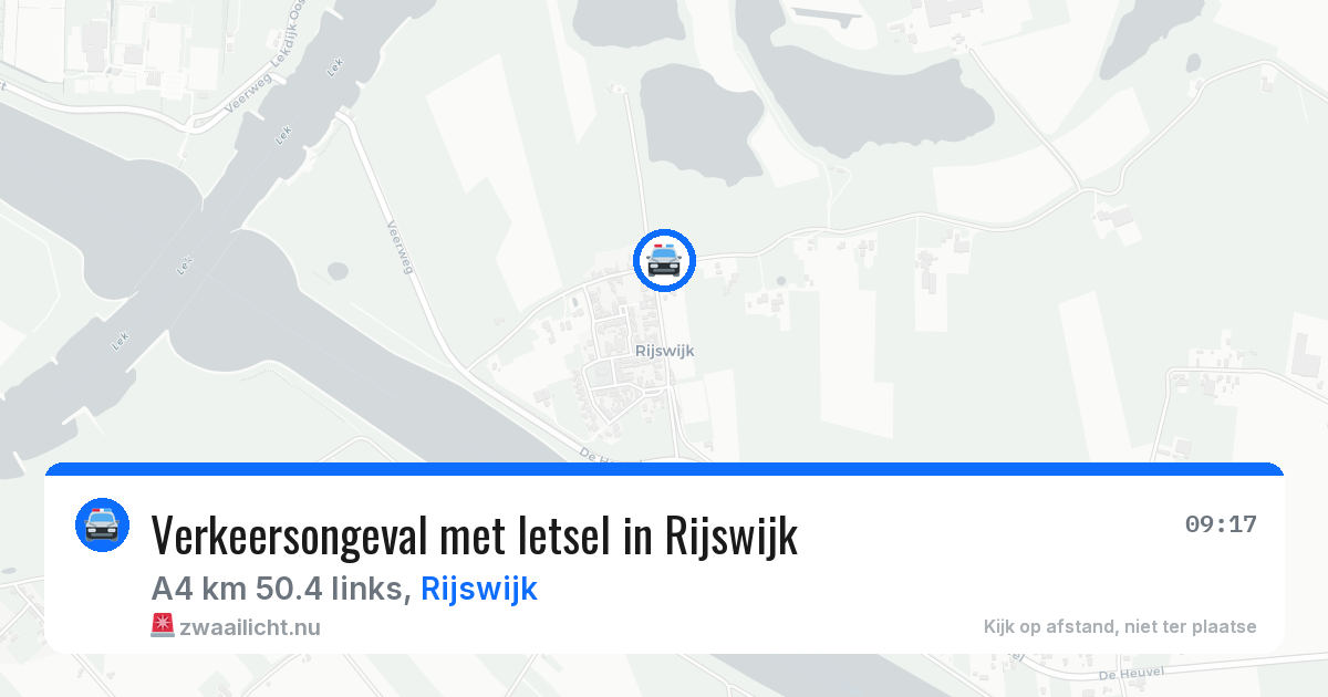 Verkeersongeval met letsel in Rijswijk — 17 mrt 2026