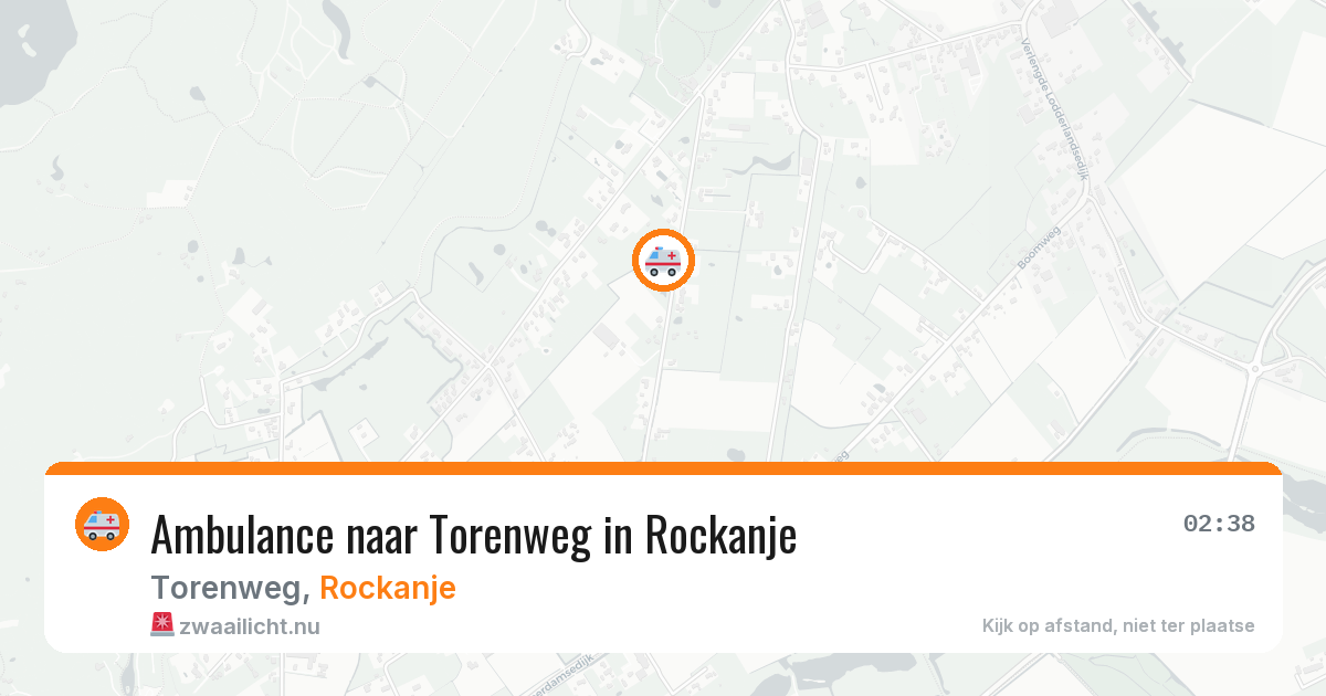 Ambulance naar Torenweg in Rockanje — 11 jul 2026