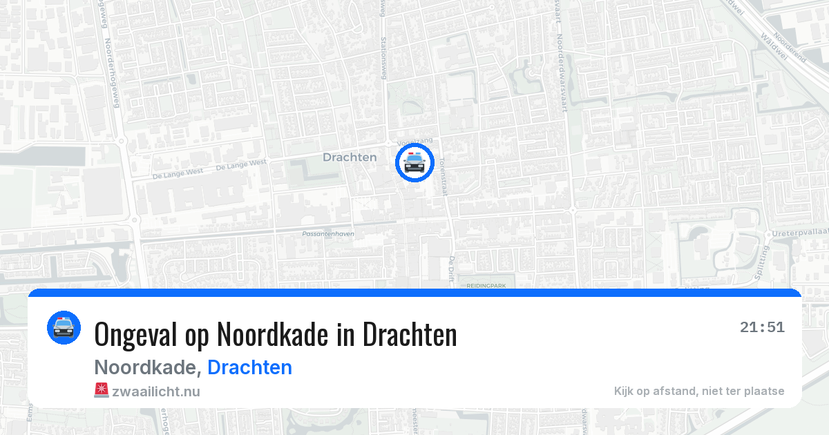 Ongeval op Noordkade in Drachten — 14 jul 2026