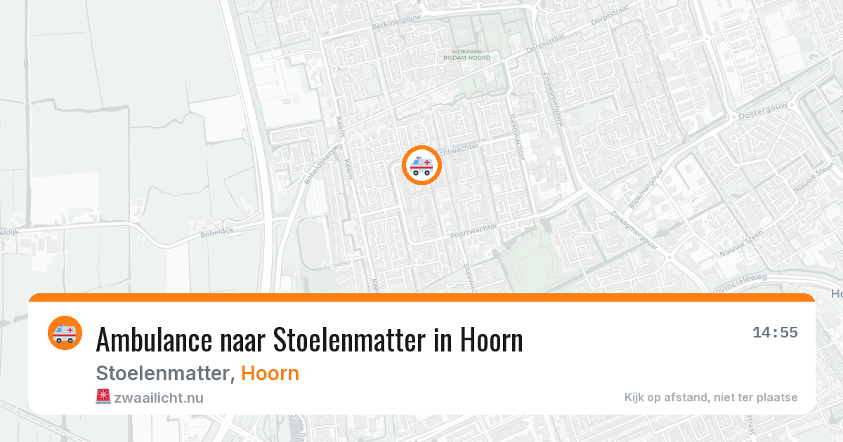Ambulance naar Stoelenmatter in Hoorn — 30 mei 2026