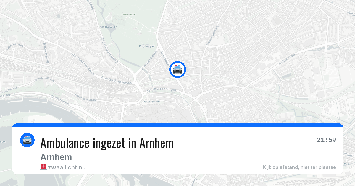 Ambulance ingezet in Arnhem — 15 jul 2026