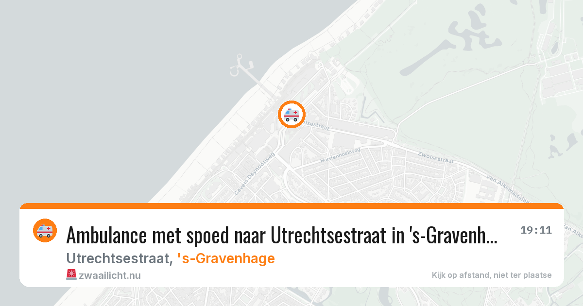Ambulance met spoed naar Utrechtsestraat in 's-Gravenhage — 4 mei 2026