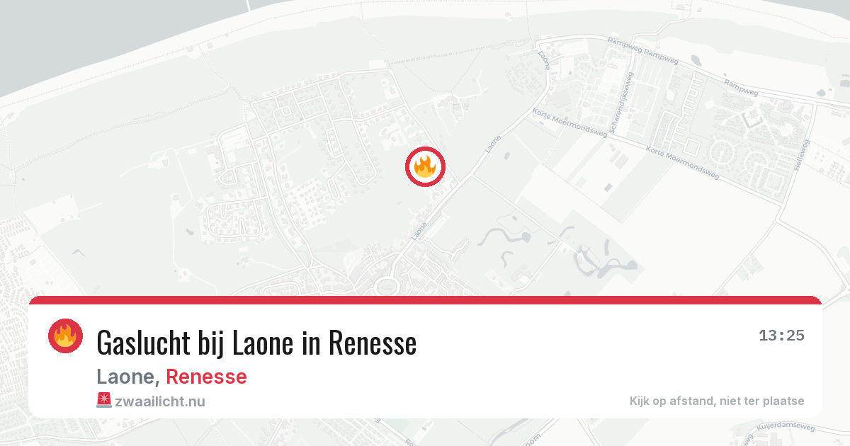 Gaslucht bij Laone in Renesse — 30 apr 2026