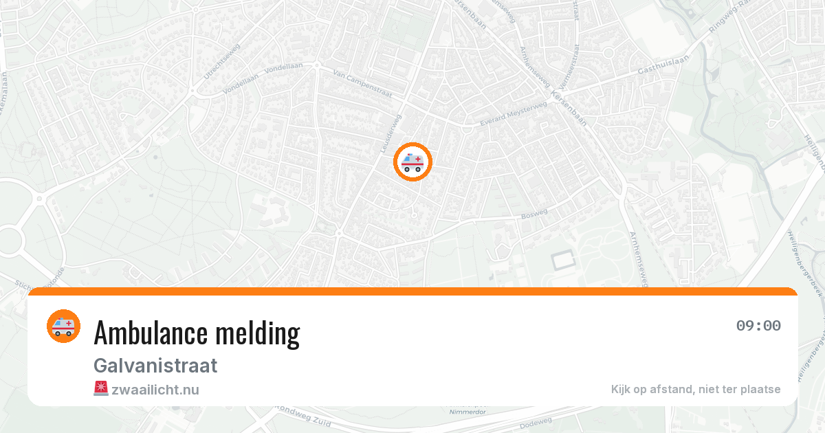 Ambulance melding — 16 feb 2026