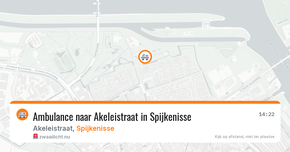 Ambulance naar Akeleistraat in Spijkenisse — 11 jul 2026