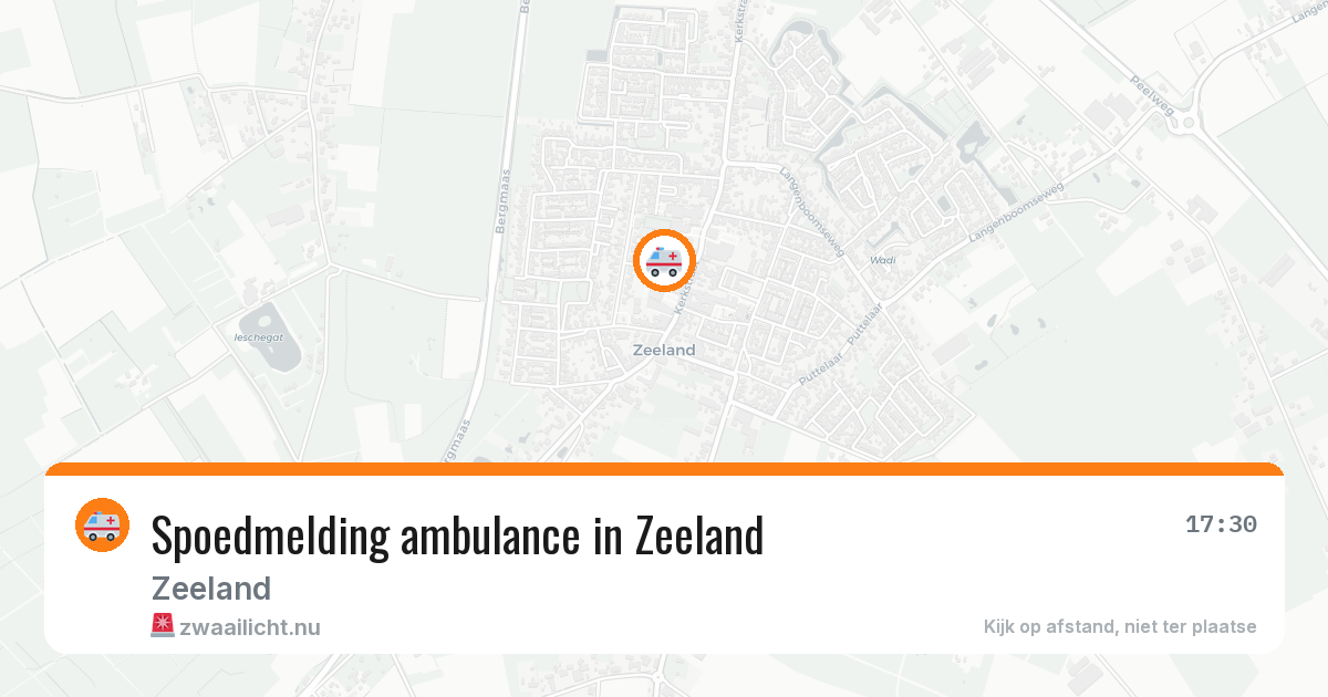 Spoedmelding ambulance in Zeeland — 16 jan 2026
