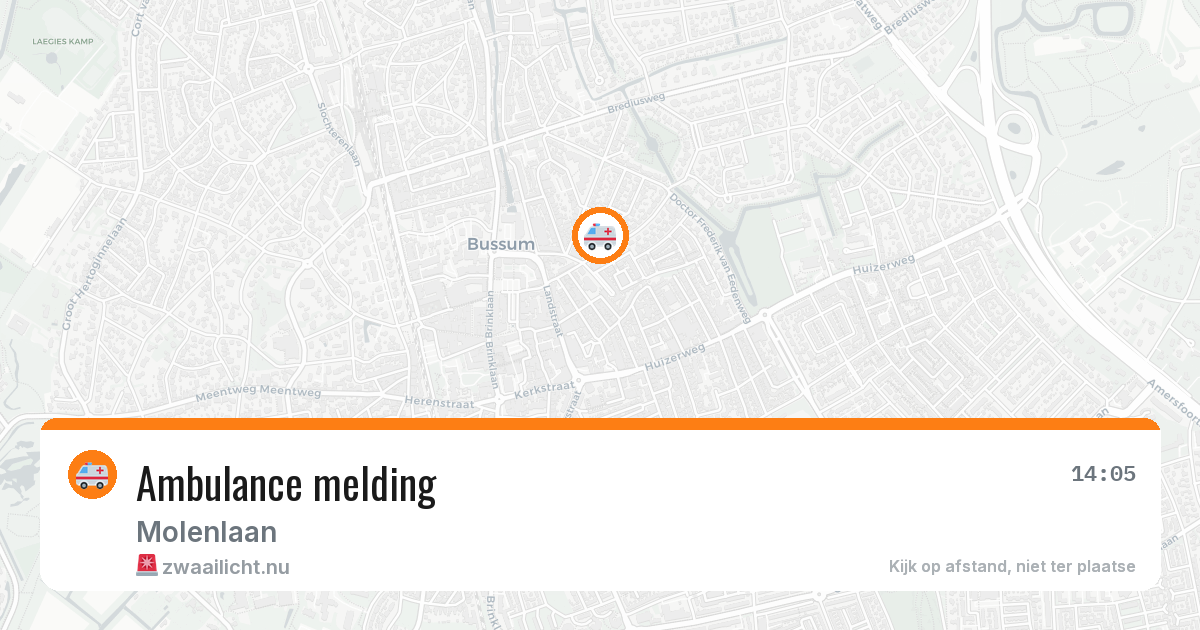 Ambulance melding — 12 feb 2026