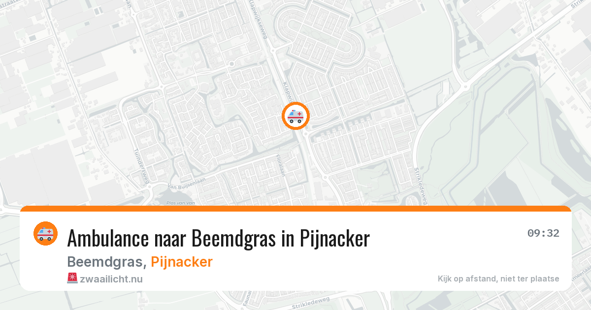 Ambulance naar Beemdgras in Pijnacker — 16 apr 2026