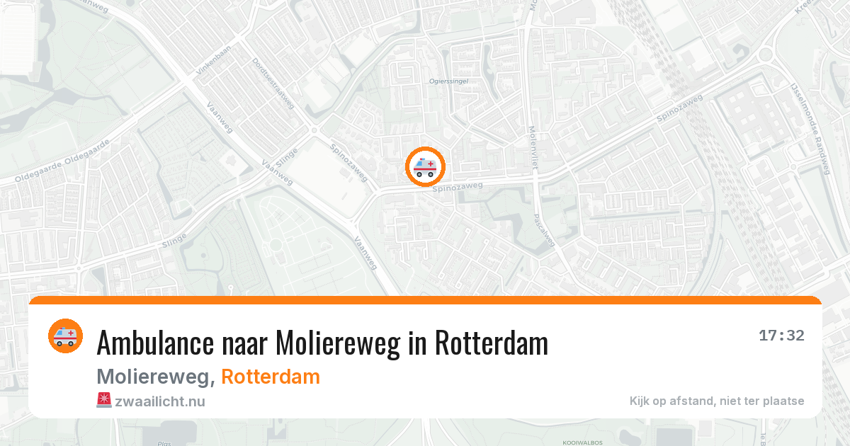 Ambulance naar Moliereweg in Rotterdam — 5 jun 2026