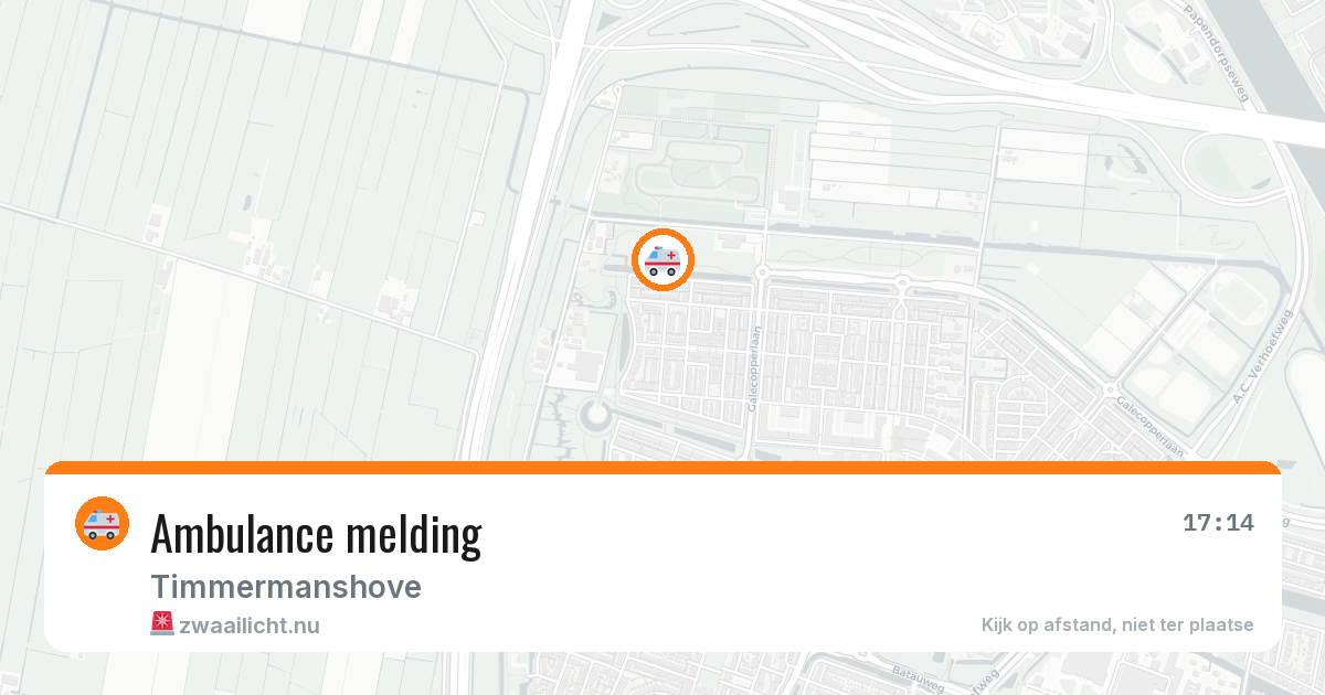 Ambulance melding — 11 feb 2026