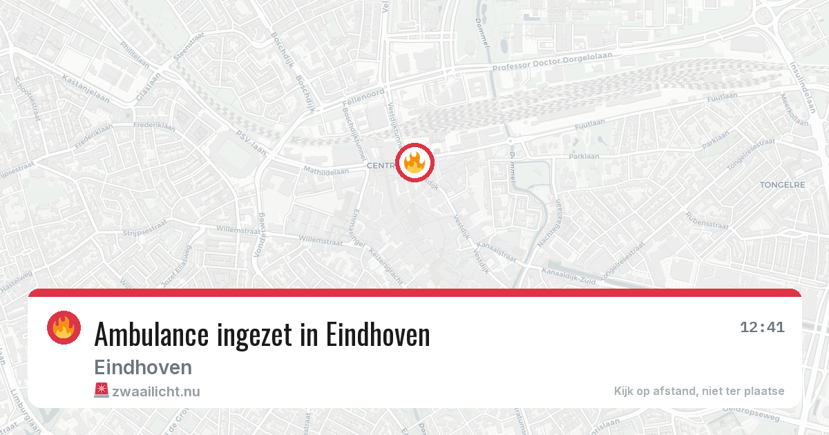 Ambulance ingezet in Eindhoven — 5 jun 2026