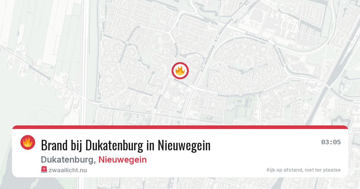 Brand bij Dukatenburg in Nieuwegein — 20 jul 2026