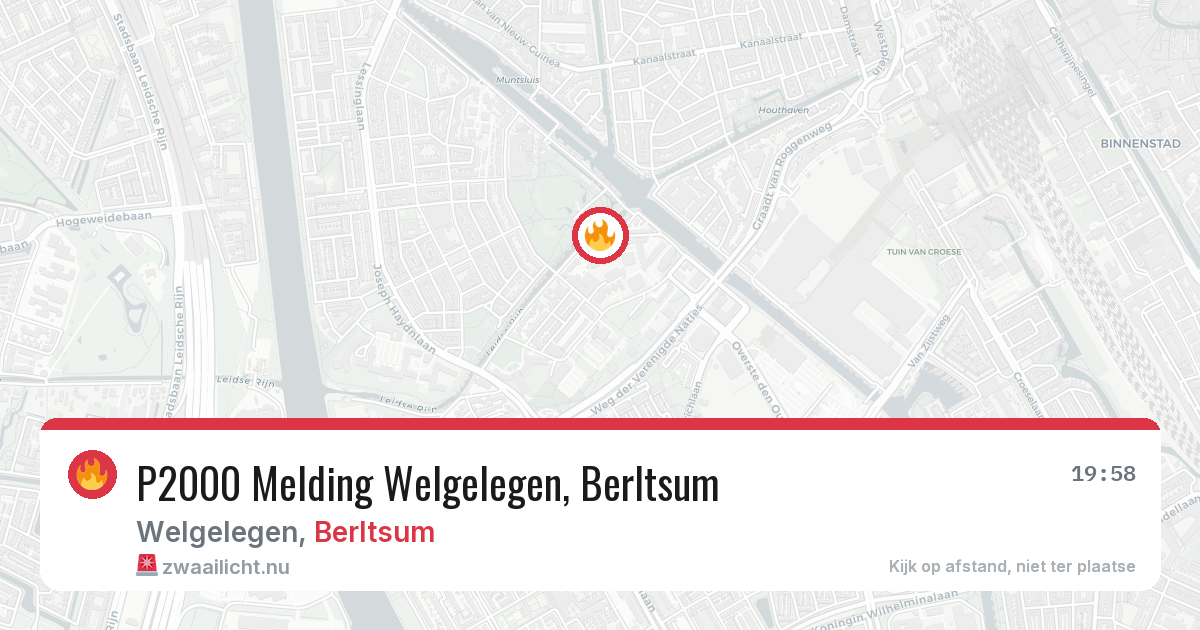 P2000 Melding Welgelegen, Berltsum — 30 jun 2026