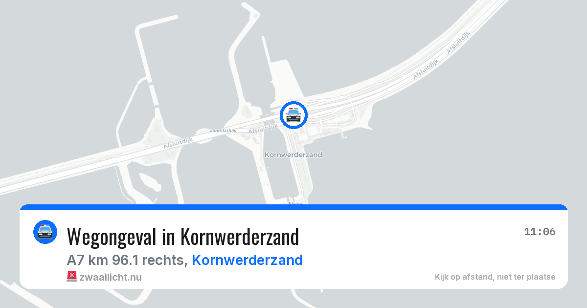 Wegongeval in Kornwerderzand — 4 jul 2026