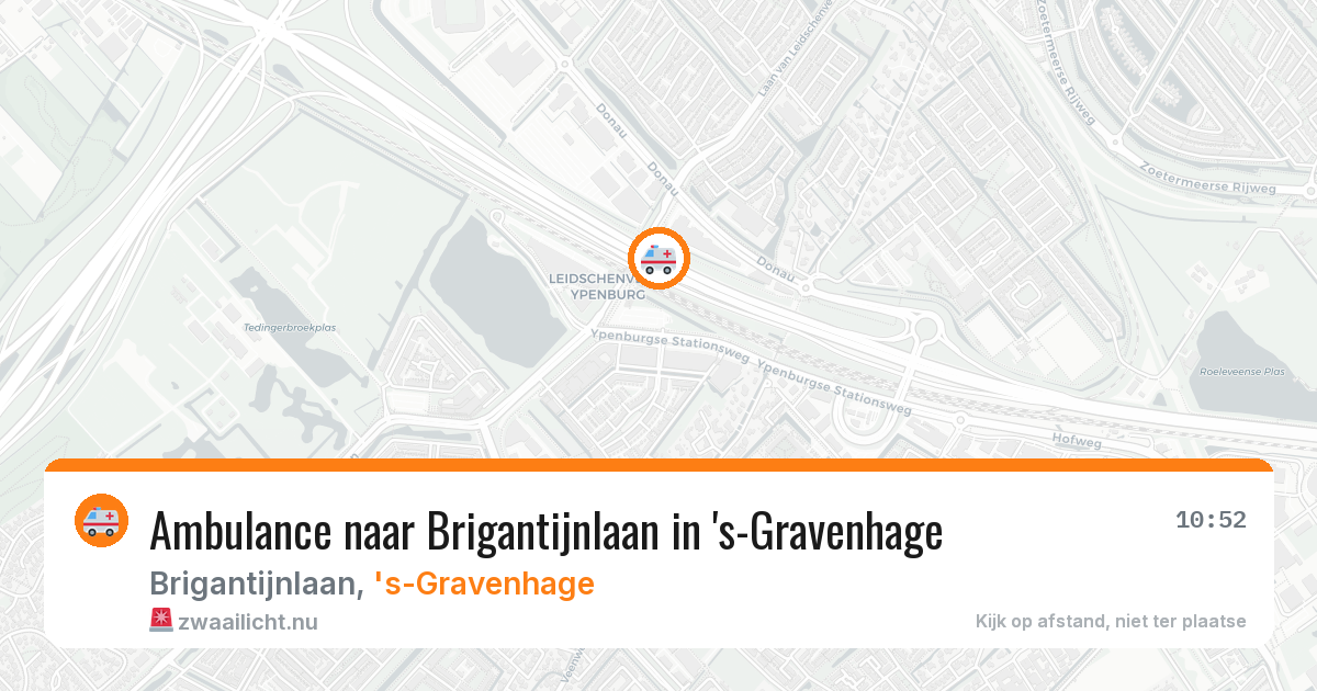 Ambulance naar Brigantijnlaan in 's-Gravenhage — 4 jun 2026