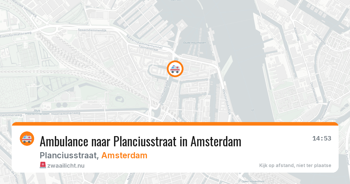 Ambulance naar Planciusstraat in Amsterdam — 4 jun 2026