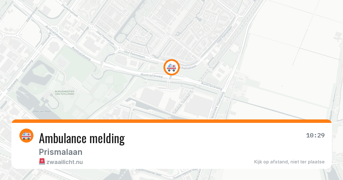 Ambulance melding — 3 jun 2026