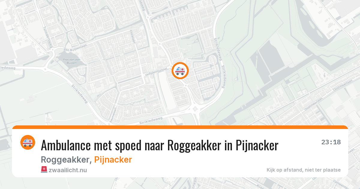 Ambulance met spoed naar Roggeakker in Pijnacker — 30 mei 2026