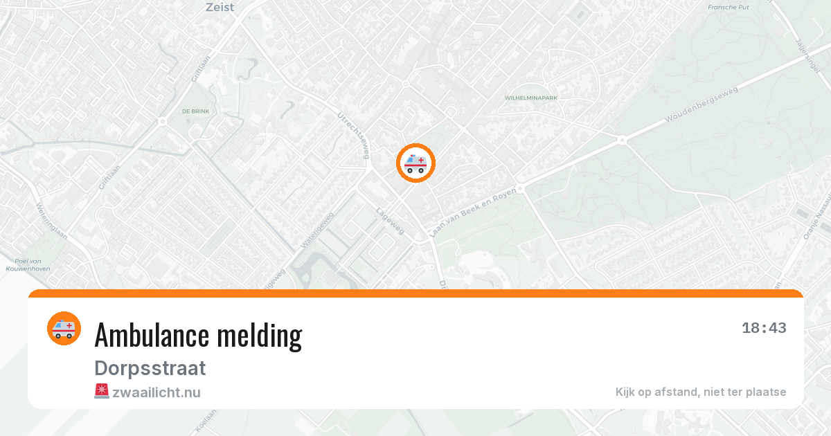 Ambulance melding — 12 feb 2026