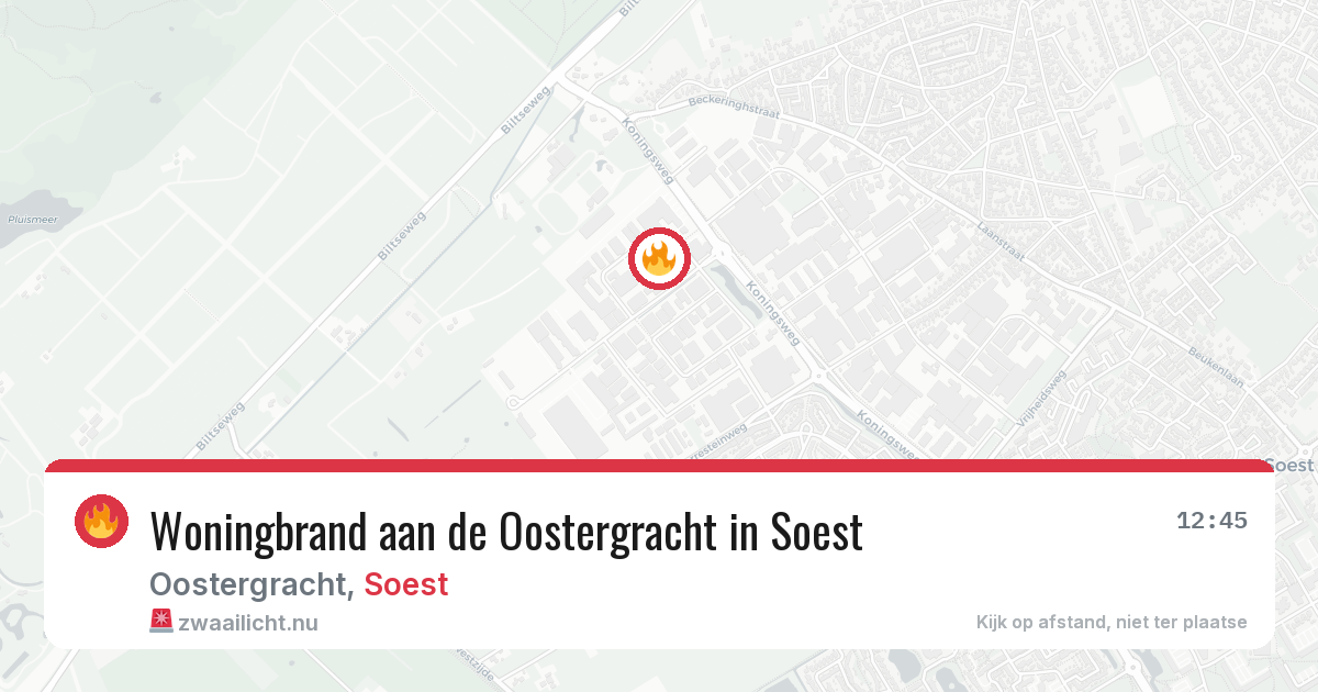 Woningbrand aan de Oostergracht in Soest — 28 mei 2026