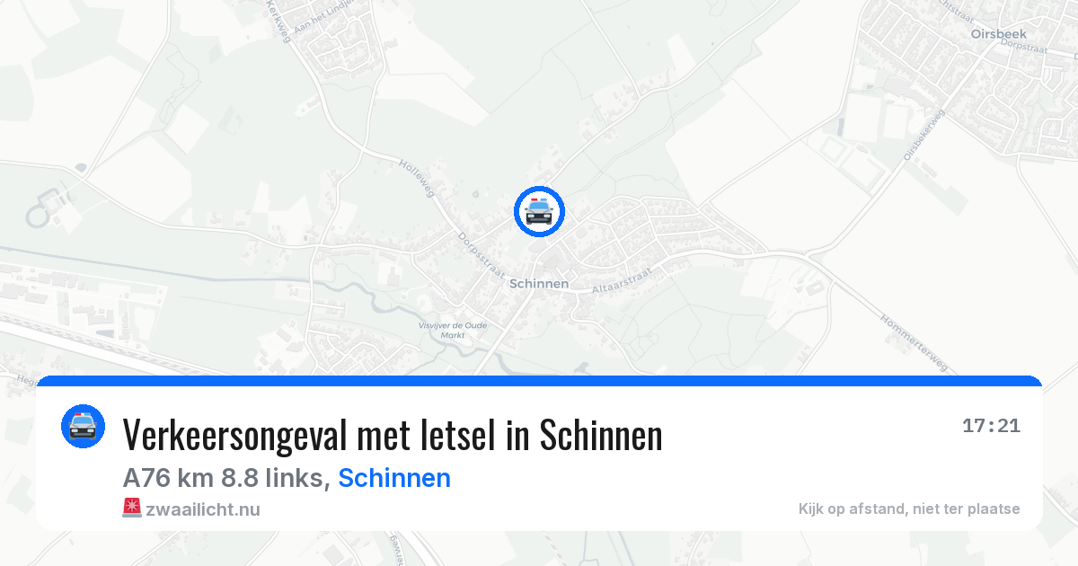 Verkeersongeval met letsel in Schinnen — 29 jun 2026