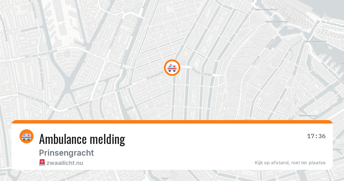 Ambulance melding — 16 mei 2026