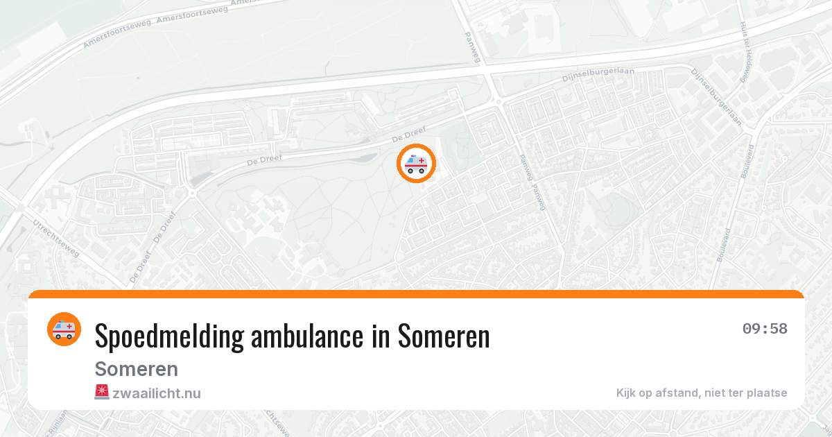 Spoedmelding ambulance in Someren — 7 feb 2026