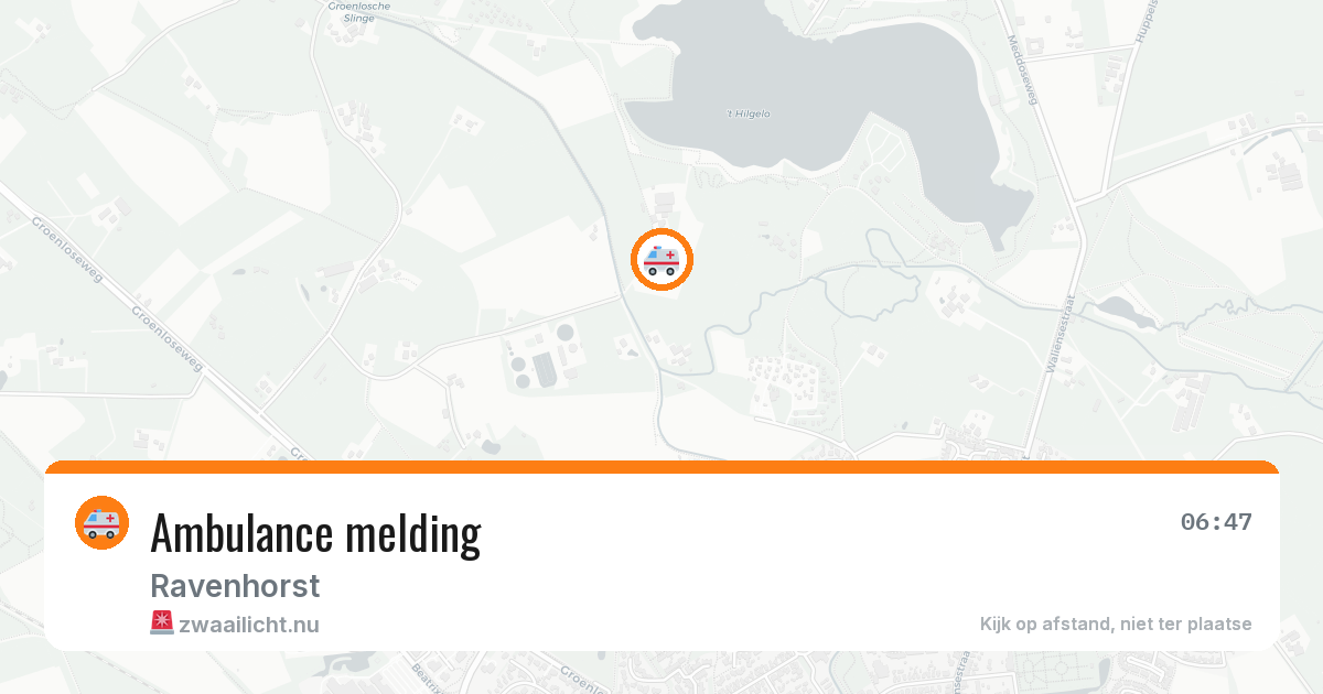 Ambulance melding — 18 feb 2026