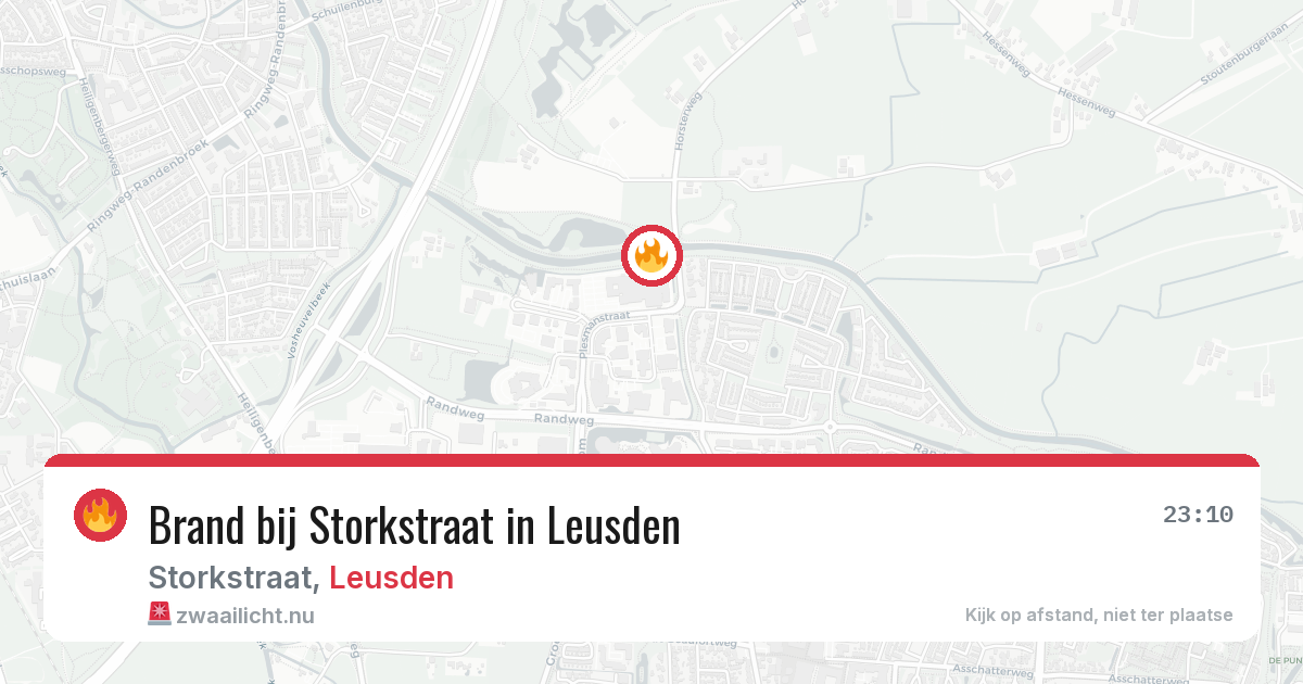 Brand bij Storkstraat in Leusden — 3 jun 2026