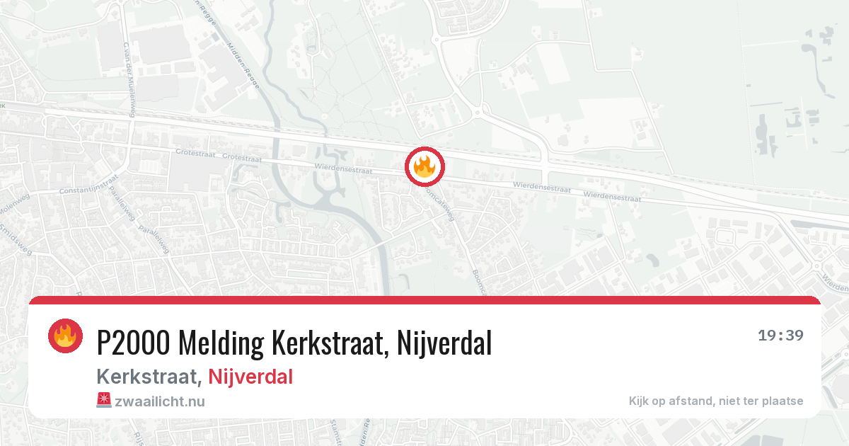 P2000 Melding Kerkstraat, Nijverdal — 24 mrt 2026