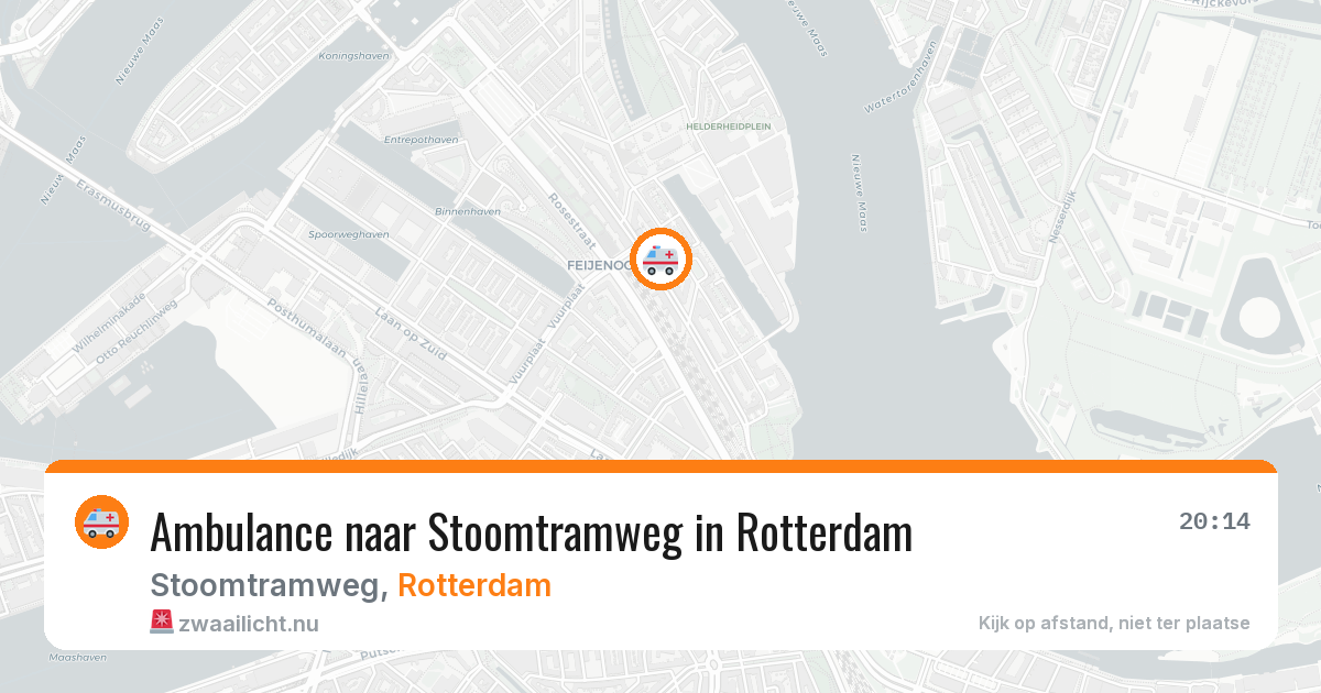 Ambulance naar Stoomtramweg in Rotterdam — 17 jul 2026