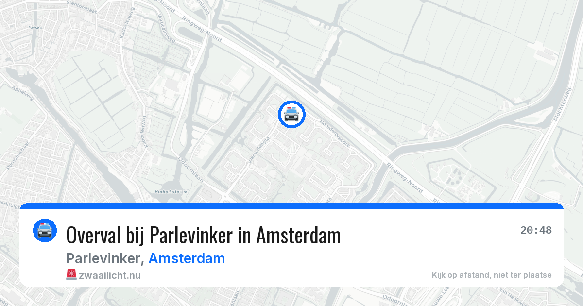 Overval bij Parlevinker in Amsterdam — 11 jul 2026