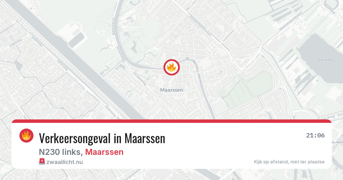 Verkeersongeval in Maarssen — 6 feb 2026