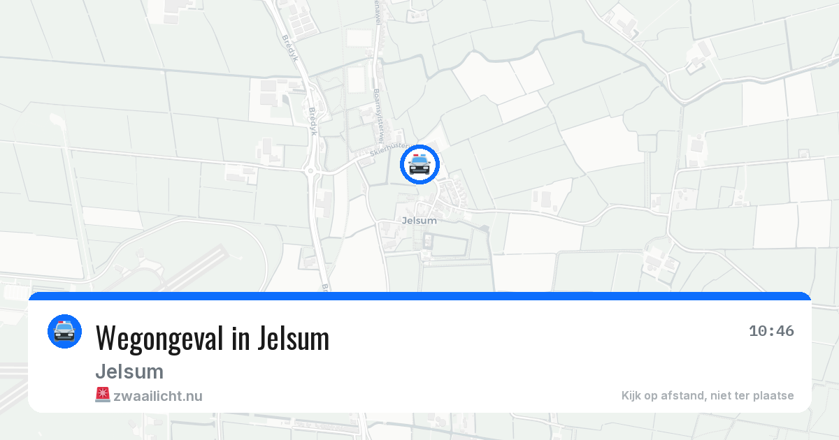 Wegongeval in Jelsum — 7 mrt 2026