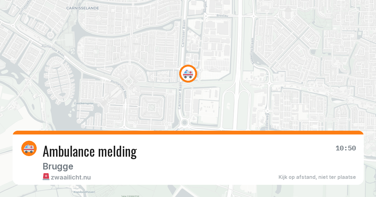 Ambulance melding — 20 mei 2026