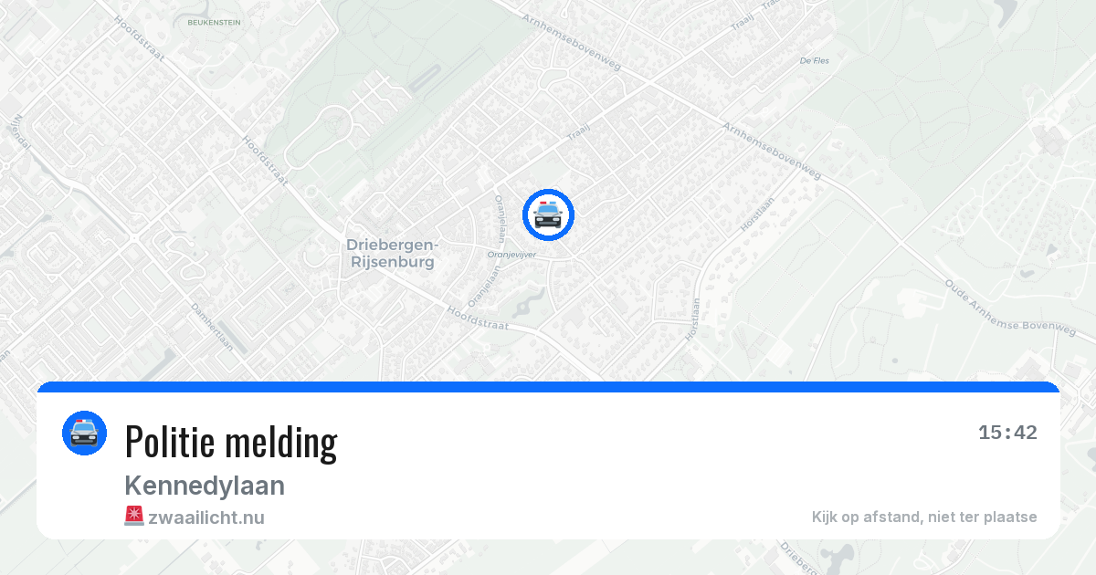 Politie melding — 6 jun 2026