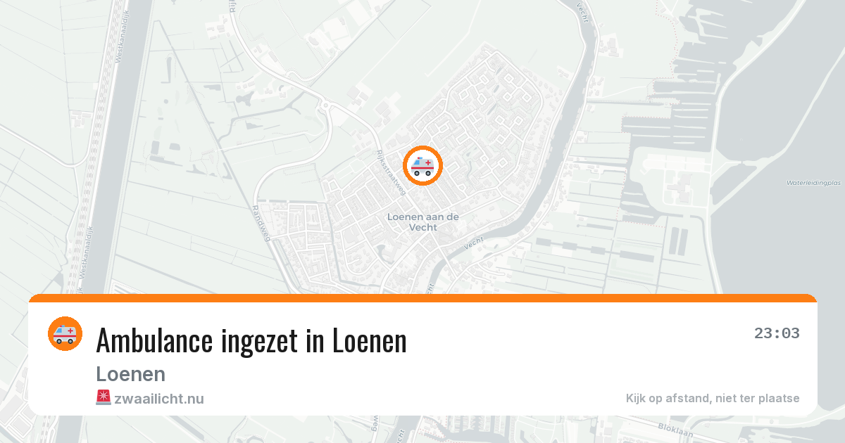 Ambulance ingezet in Loenen — 11 jul 2026