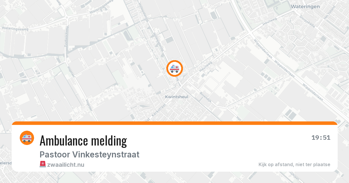 Ambulance melding — 17 mrt 2026