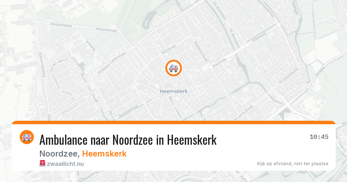 Ambulance naar Noordzee in Heemskerk — 7 apr 2026