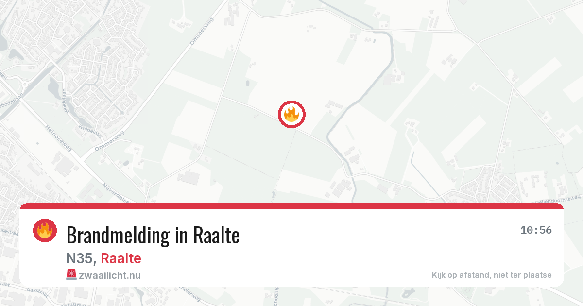 Brandmelding in Raalte — 15 jul 2026