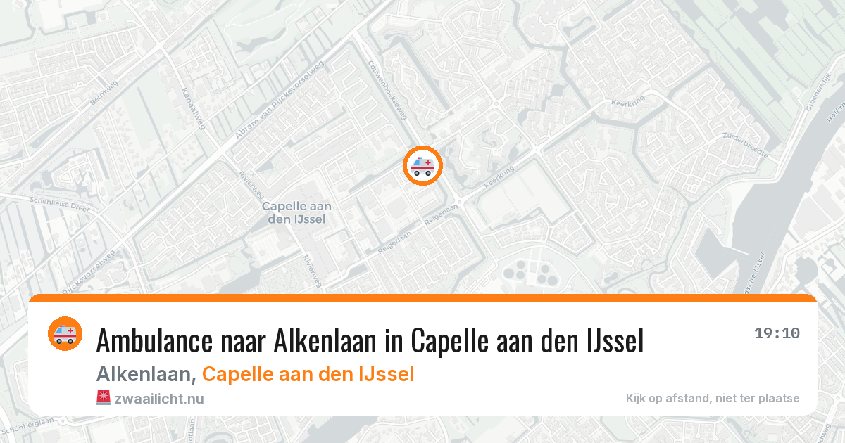Ambulance naar Alkenlaan in Capelle aan den IJssel — 12 mei 2026