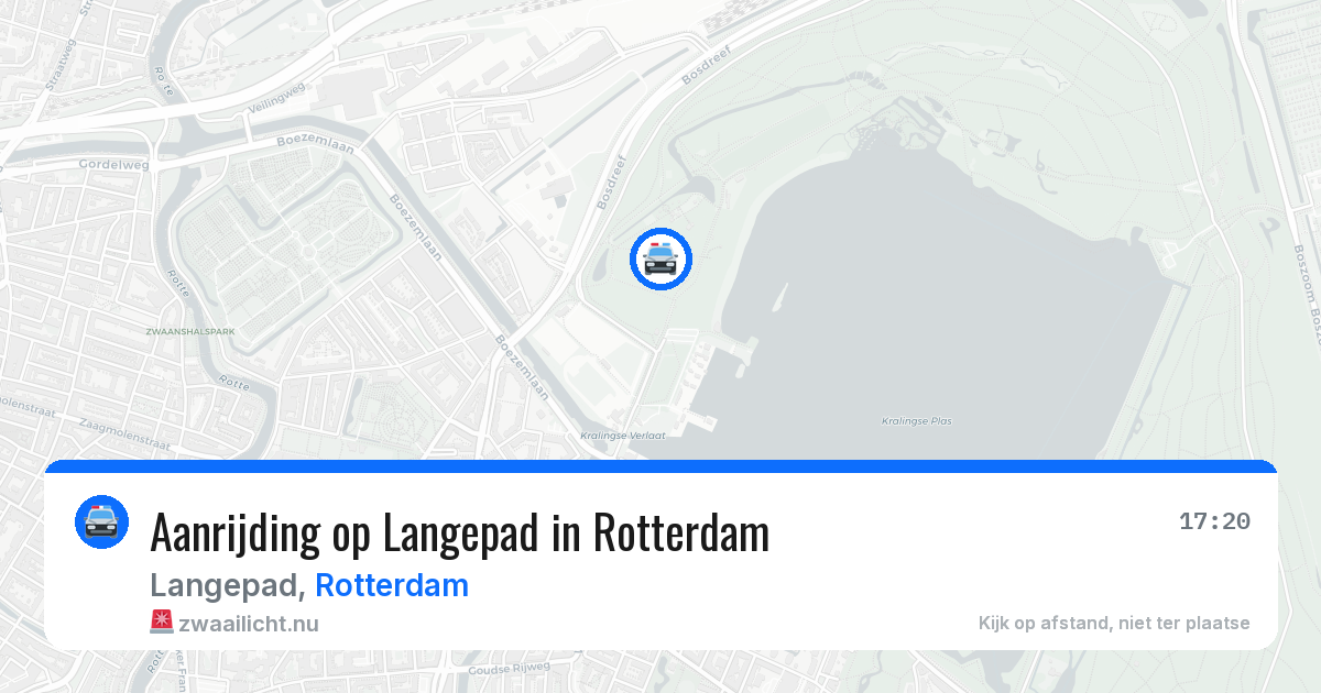 Aanrijding op Langepad in Rotterdam — 11 jul 2026