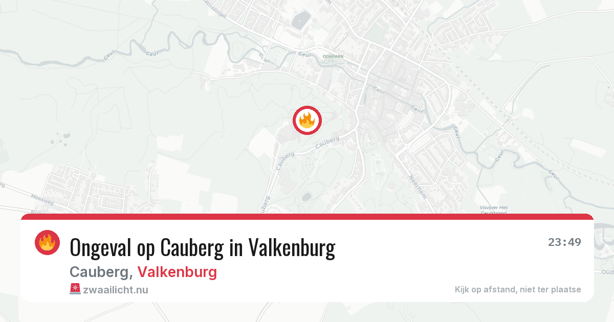 Ongeval op Cauberg in Valkenburg — 12 jul 2026