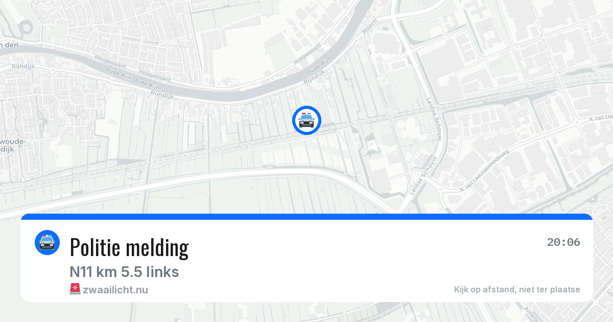 Politie melding — 21 mrt 2026