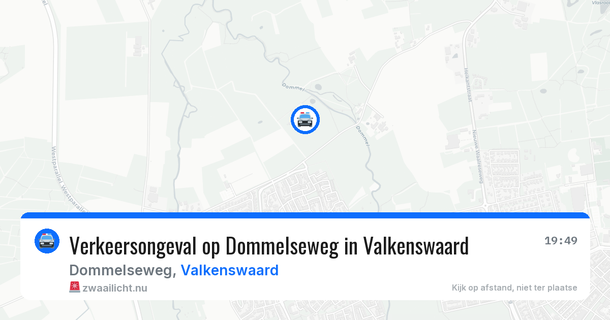 Verkeersongeval op Dommelseweg in Valkenswaard — 17 mrt 2026
