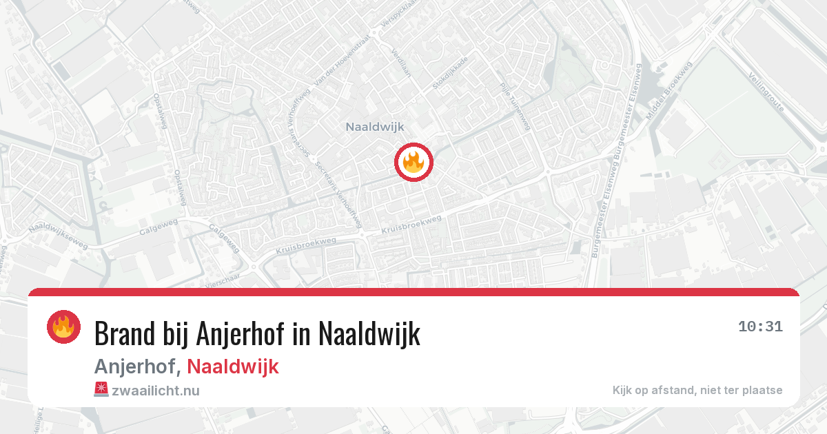 Brand bij Anjerhof in Naaldwijk — 23 mei 2026