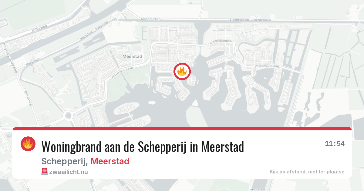 Woningbrand aan de Schepperij in Meerstad — 20 jul 2026