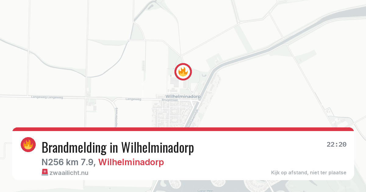 Brandmelding in Wilhelminadorp — 12 apr 2026